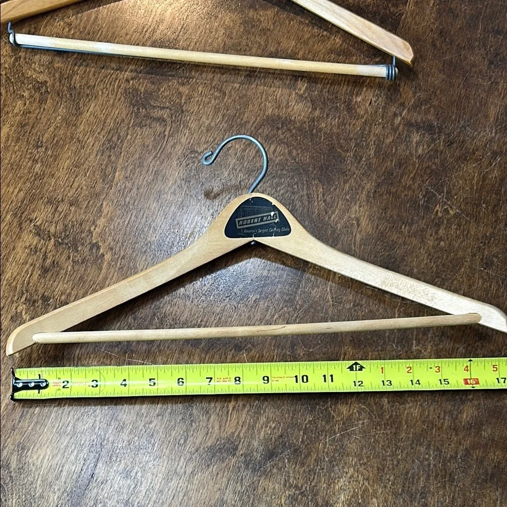 Vintage Wooden Hangers set of 2